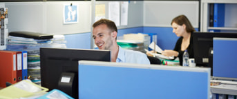 Blick ins Büro Blick ins Büro